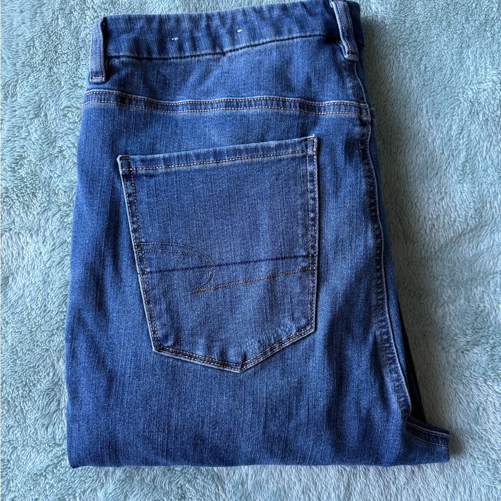 American Eagle Outfitters Dark Blue Straight Jeans